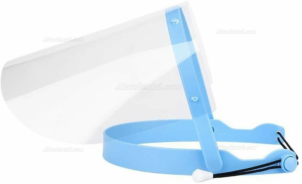 Safety Face Shield w/ Clear Flip-up Visor Dental Medical (1 Frame+10 Visors)